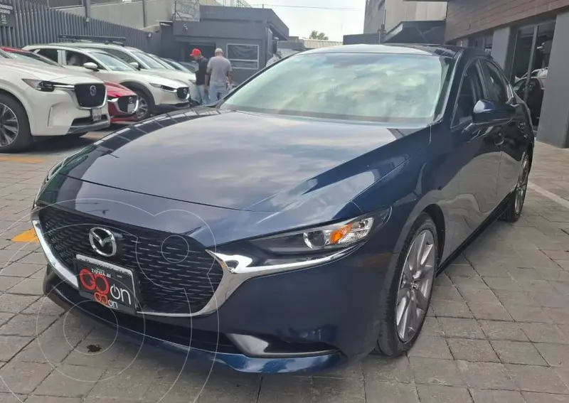 Foto Mazda 3 Sedan I Sport Aut usado (2021) color Azul financiado en mensualidades(enganche $89,925 mensualidades desde $6,877)