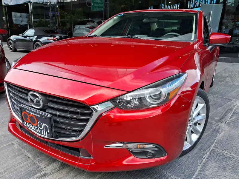 Foto Mazda 3 Sedan i Sport usado (2018) color Rojo financiado en mensualidades(enganche $73,750 mensualidades desde $5,347)