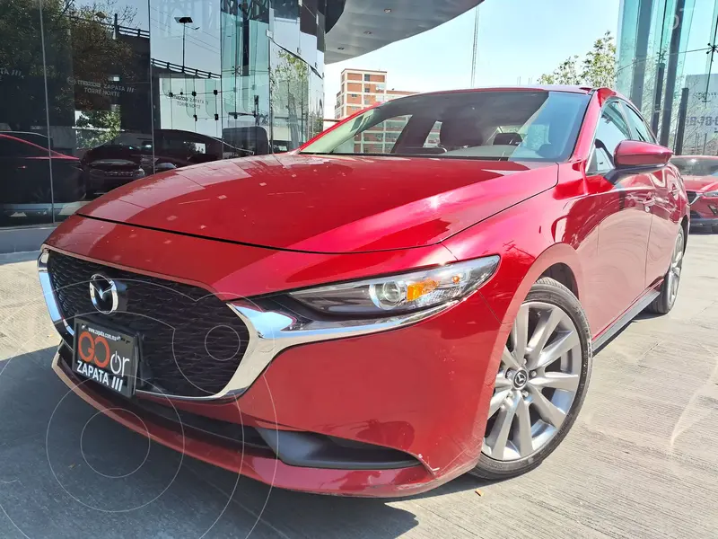 Foto Mazda 3 Sedan i Sport usado (2020) color Rojo financiado en mensualidades(enganche $85,000 mensualidades desde $6,162)
