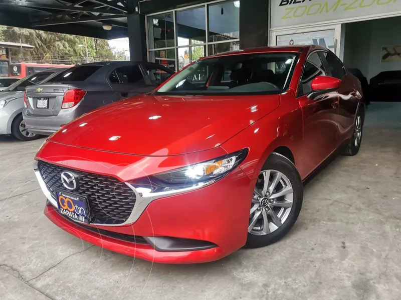 Foto Mazda 3 Sedan i usado (2020) color Rojo financiado en mensualidades(enganche $82,500 mensualidades desde $8,214)