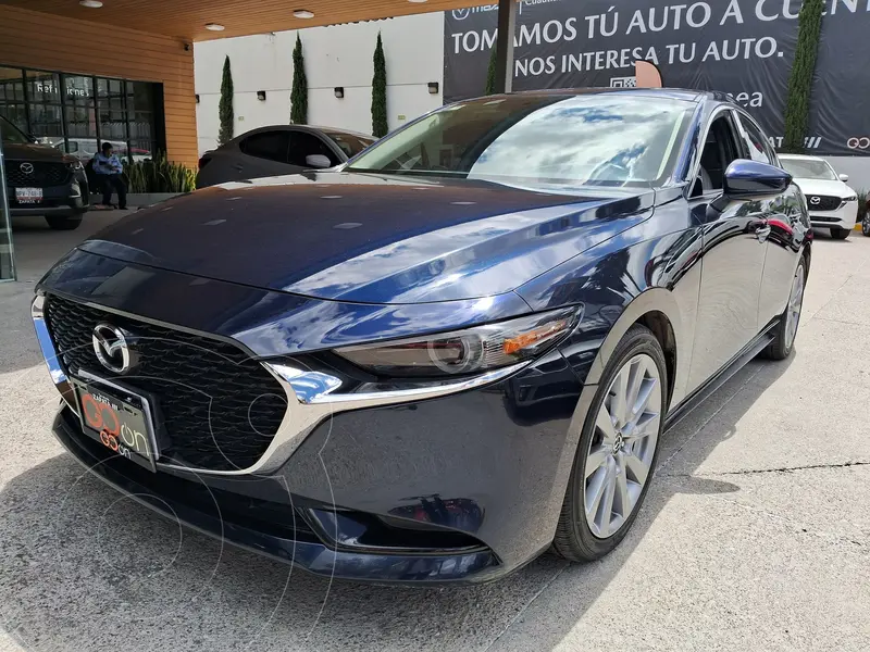 Foto Mazda 3 Sedan i Grand Touring Aut usado (2023) color Azul Marino financiado en mensualidades(enganche $106,275 mensualidades desde $8,127)