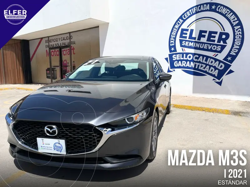 Foto Mazda 3 Sedan i usado (2021) color Gris Metalico precio $270,000