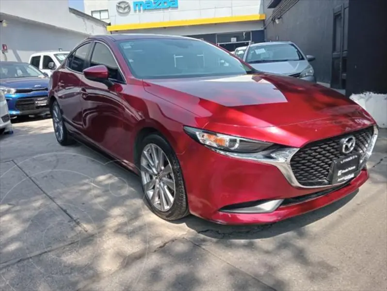Foto Mazda 3 Sedan i Sport usado (2019) color Rojo financiado en mensualidades(enganche $62,640 mensualidades desde $7,236)