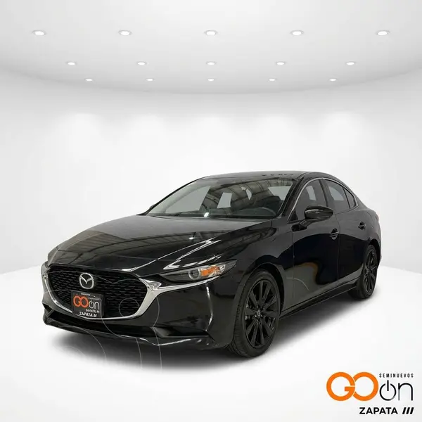 Foto Mazda 3 Sedan I Sport Aut usado (2023) color MAZWNEGRO CELESTE precio $329,000