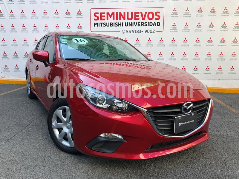 Mazda 3 Sedan s usado (2016) color Rojo precio $185,000