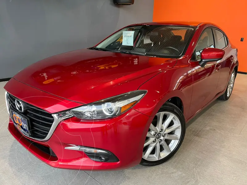 Foto Mazda 3 Sedan i Sport usado (2018) color Rojo financiado en mensualidades(enganche $77,500 mensualidades desde $4,495)