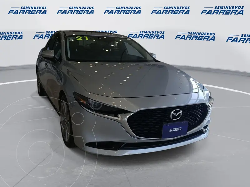 Foto Mazda 3 Sedan i Grand Touring Aut usado (2021) color plateado precio $350,000