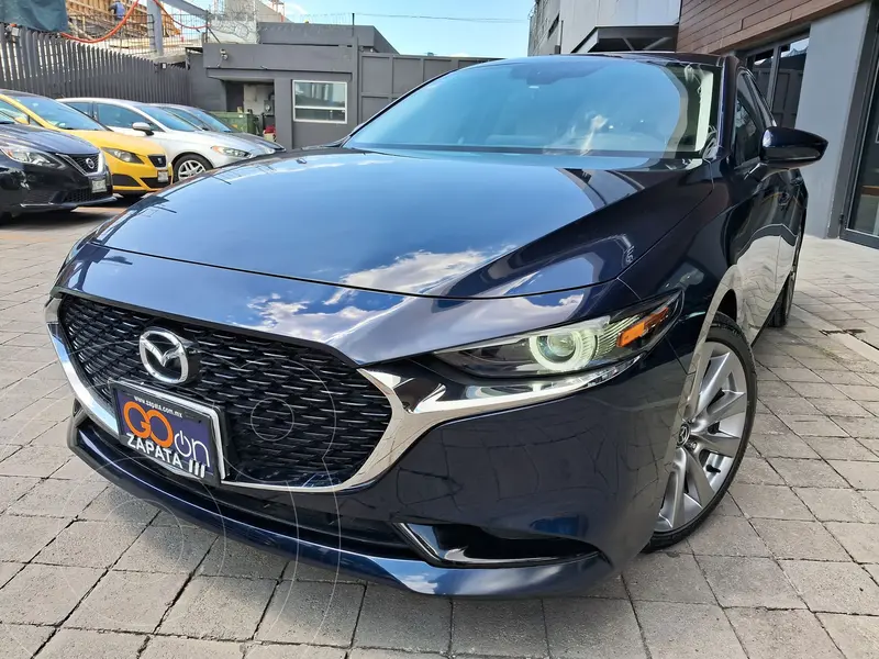 Foto Mazda 3 Sedan i Grand Touring Aut usado (2021) color Azul Marino financiado en mensualidades(enganche $107,500 mensualidades desde $6,235)