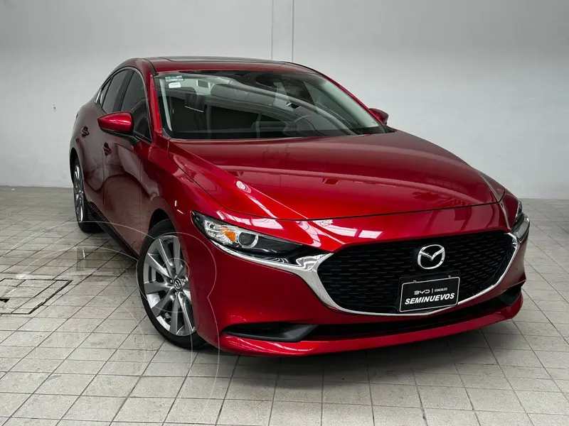 Foto Mazda 3 Sedan I Sport Aut usado (2021) color Rojo Cobrizo financiado en mensualidades(enganche $125,316 mensualidades desde $5,384)