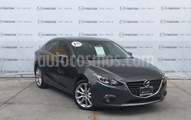 foto Mazda 3 Sedan s Aut usado (2015) color Gris Meteoro precio $220,000