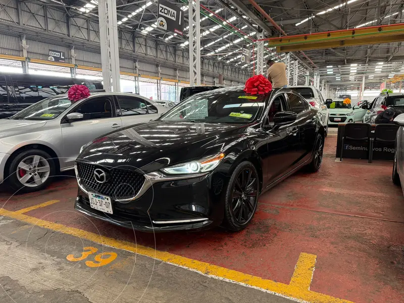 Foto Mazda 6 Carbon Edition usado (2021) color Negro financiado en mensualidades(enganche $82,500 mensualidades desde $7,500)