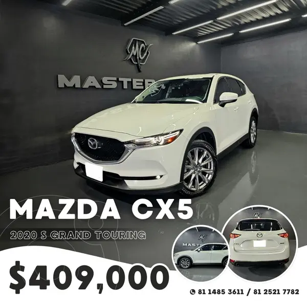 Foto Mazda CX-5 2.5L S Grand Touring usado (2020) color Blanco precio $409,000