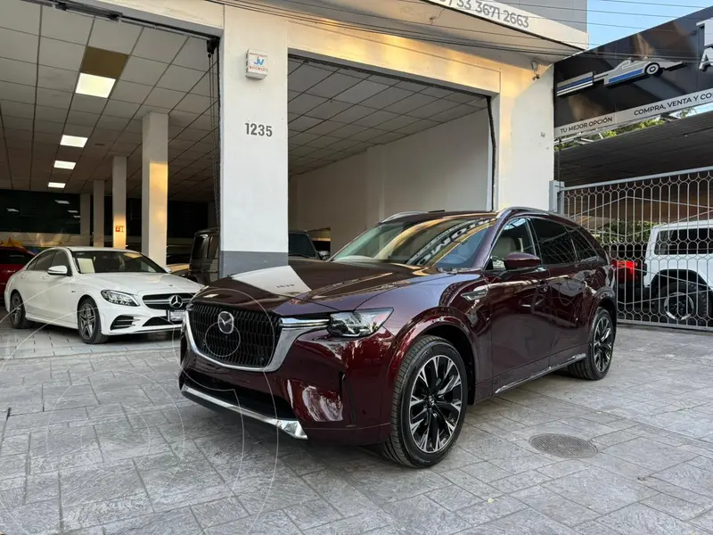 Foto Mazda CX-90 Signature usado (2024) color Marron financiado en mensualidades(enganche $180,000 mensualidades desde $24,824)