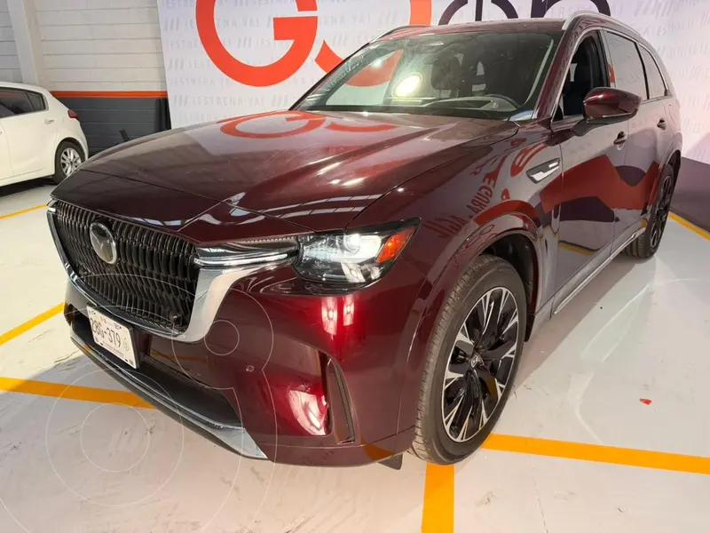 Foto Mazda CX-90 Signature usado (2025) color Rojo financiado en mensualidades(enganche $231,352 mensualidades desde $17,691)