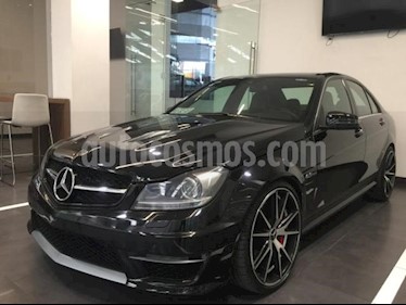 Mercedes Benz Clase C 4p C 63 AMG V8/6.3 Aut usado (2014) color Negro precio $664,900