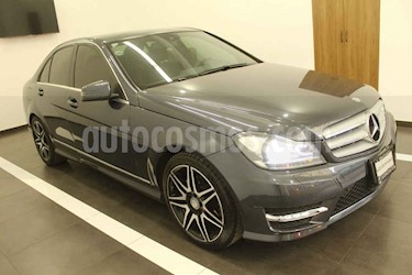 foto Mercedes Benz Clase C 4p C 200 Sport Plus L4/1.8/T Aut usado (2014) color Gris precio $265,000