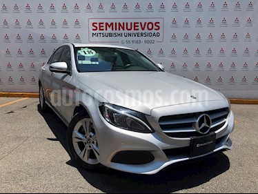 Mercedes Benz Clase C 200 CGI Exclusive usado (2018) color Plata Cubanita precio $394,000
