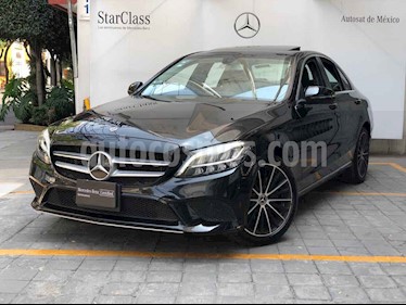 foto Mercedes Benz Clase C 4p C 200 Sport L4/1.5/T Aut usado (2019) color Negro precio $650,000