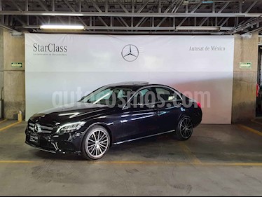 Mercedes Benz Clase C 4p C 200 Sport L4/1.5/T Aut usado (2019) color Negro precio $629,000