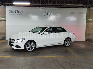 foto Mercedes Benz Clase C 4p C 200 Sport L4/2.0/T Aut usado (2018) color Blanco precio $599,000