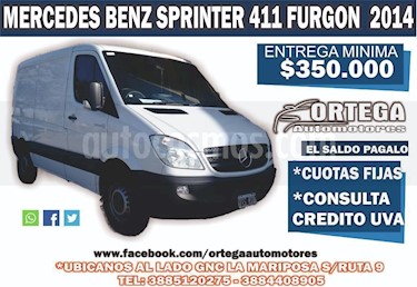 Foto venta Auto usado Mercedes Benz Sprinter Furgon 415 3250 TN V2 (2014) color Blanco precio $830.000