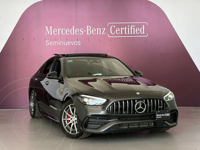 Foto Mercedes Clase C Sedan AMG 43 4Matic Aut usado (2024) color Gris Oscuro financiado en mensualidades(enganche $560,120 mensualidades desde $24,063)