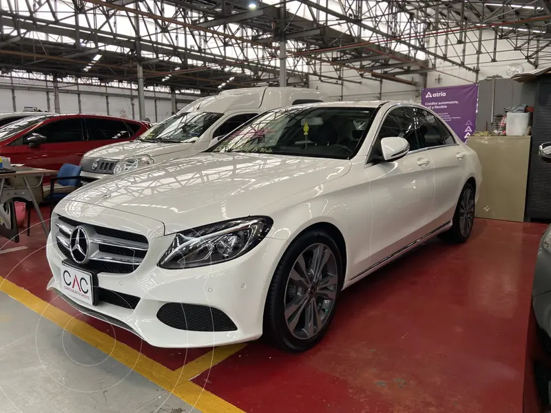Foto Mercedes Clase C Sedan 200 CGI Sport Aut usado (2018) color Blanco Calcita   financiado en mensualidades(enganche $107,970 mensualidades desde $11,517)