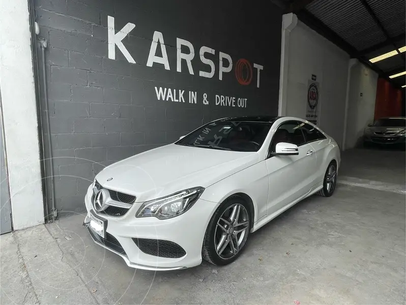 Foto Mercedes Clase E Coupe 400 CGI usado (2017) color Blanco financiado en mensualidades(enganche $186,927 mensualidades desde $13,624)