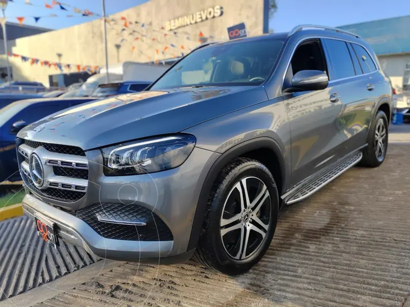 Foto Mercedes Clase GLS 450 4MATIC usado (2022) color Gris financiado en mensualidades(enganche $393,762 mensualidades desde $30,111)