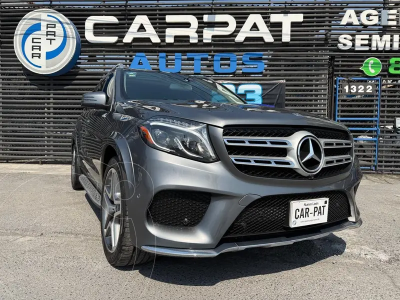 Foto Mercedes Clase GLS 500 usado (2019) color Gris financiado en mensualidades(enganche $175,780 mensualidades desde $18,320)