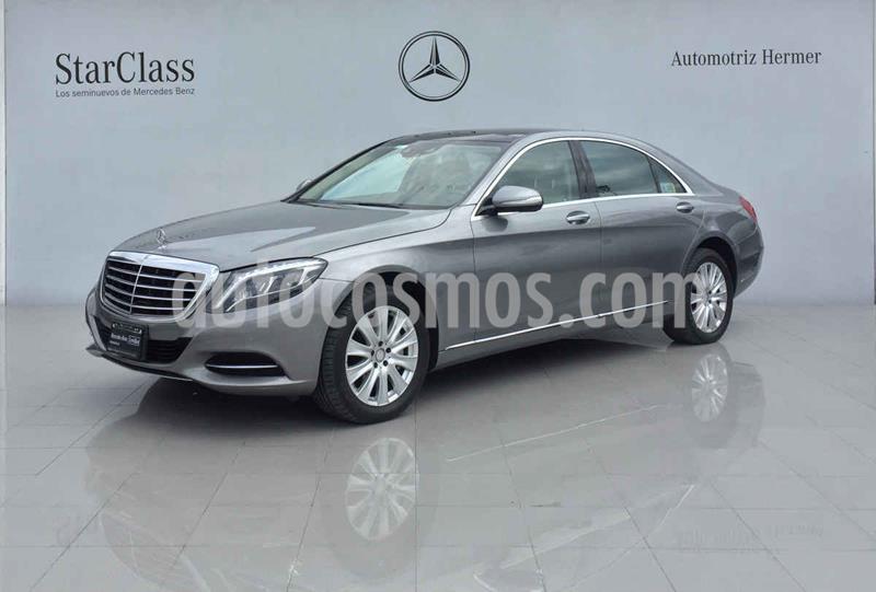 Mercedes Clase S 400 CGI L Bi-Turbo usado (2015) color Gris precio $699,900