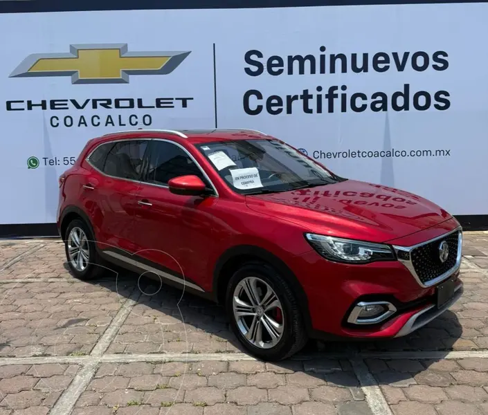 Foto MG HS Trophy usado (2023) color Rojo financiado en mensualidades(enganche $121,338 mensualidades desde $8,084)
