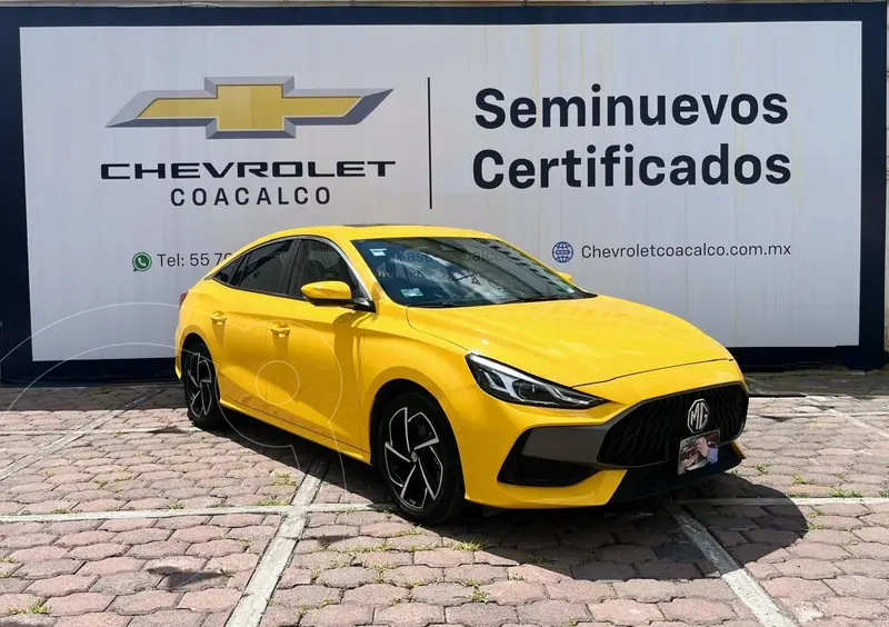 Foto MG MG GT Alpha usado (2022) color Amarillo financiado en mensualidades(enganche $94,695 mensualidades desde $6,309)