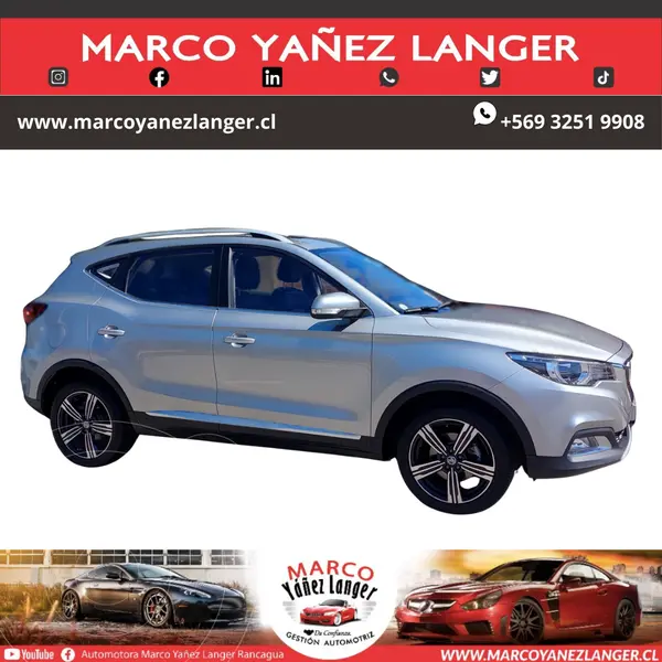 Foto MG ZS 1.5L Comfort Aut usado (2023) color Plata precio $10.490.000