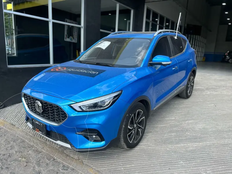 Foto MG ZS Elegance Aut usado (2023) color Azul financiado en mensualidades(enganche $86,655 mensualidades desde $6,626)