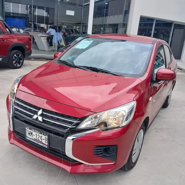 Foto Mitsubishi Mirage G4 GLS usado (2024) color Rojo financiado en mensualidades(enganche $72,520 mensualidades desde $5,877)