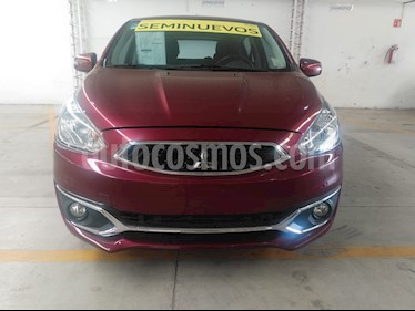 Foto venta Auto usado Mitsubishi Mirage GLS CVT (2017) color Rojo Tinto precio $176,000