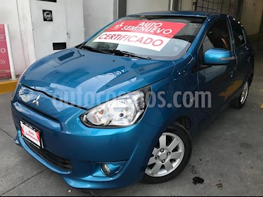 Foto venta Auto Seminuevo Mitsubishi Mirage GLS (2015) color Azul precio $123,000