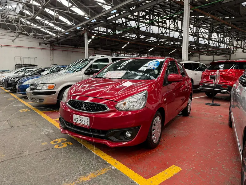 Foto Mitsubishi Mirage GLX usado (2019) color Rojo Tinto financiado en mensualidades(enganche $42,800 mensualidades desde $5,100)