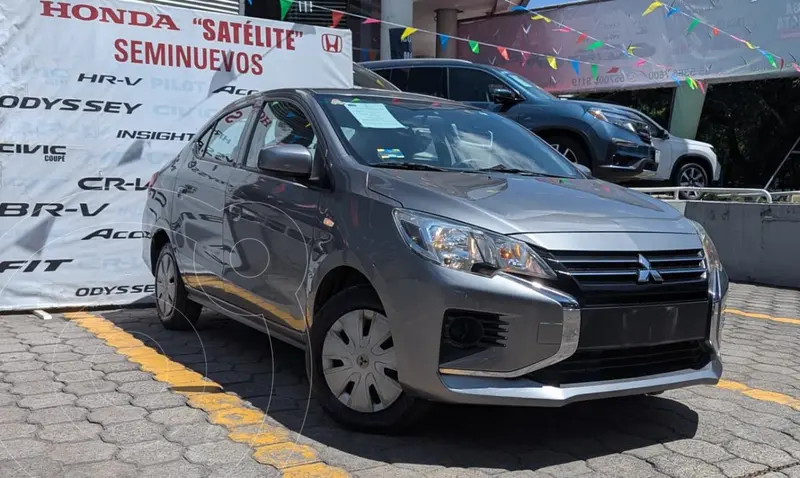 Foto Mitsubishi Mirage GLX CVT usado (2023) color Gris financiado en mensualidades(enganche $90,000 mensualidades desde $3,957)