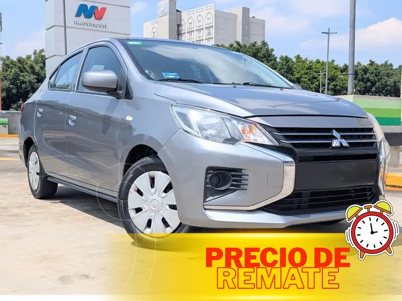 Foto Mitsubishi Mirage GLX CVT usado (2023) color Gris financiado en mensualidades(enganche $85,690 mensualidades desde $3,681)