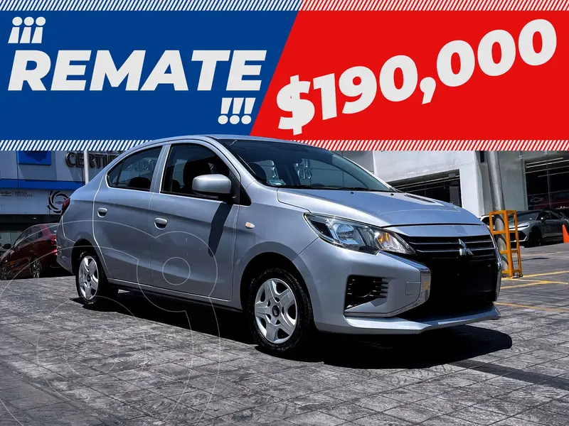 Foto Mitsubishi Mirage GLX CVT usado (2022) color plateado precio $190,000
