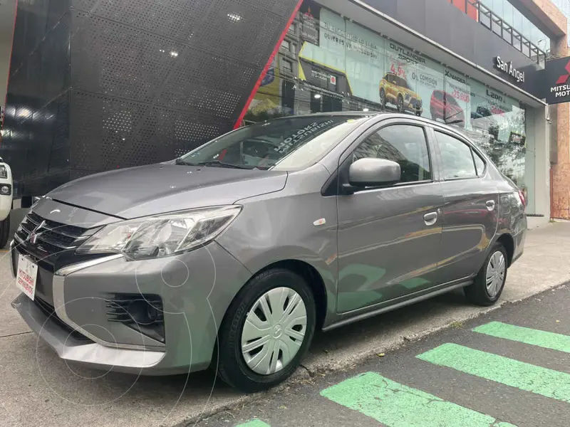 Foto Mitsubishi Mirage GLX CVT usado (2023) color Gris financiado en mensualidades(enganche $52,640 mensualidades desde $5,023)