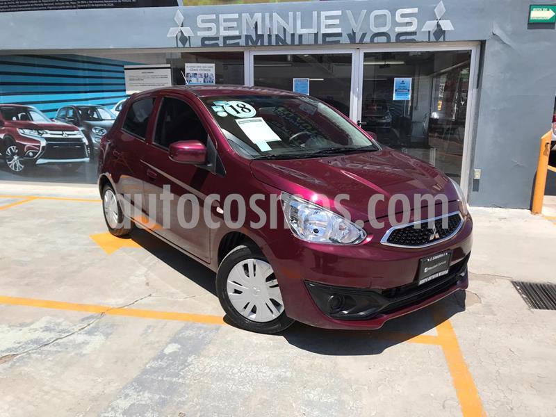 Mitsubishi Mirage GLX usado (2018) color Rojo Tinto precio $149,000