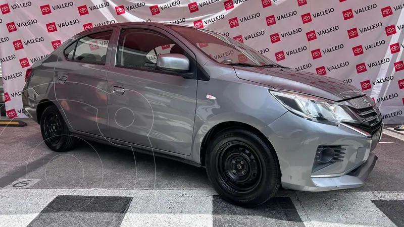 Foto Mitsubishi Mirage GLX CVT usado (2023) color Gris financiado en mensualidades(enganche $87,780 mensualidades desde $3,771)