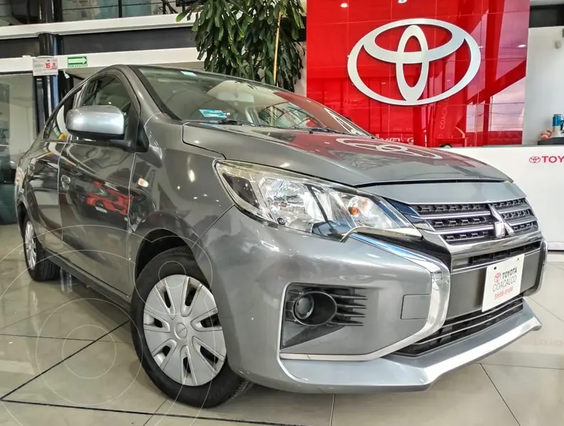 Foto Mitsubishi Mirage GLX CVT usado (2023) color Gris Oscuro financiado en mensualidades(enganche $84,436 mensualidades desde $3,627)