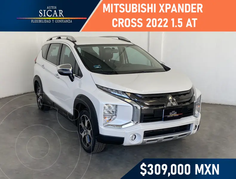 Foto Mitsubishi Xpander 1.5L Cross usado (2022) color Blanco financiado en mensualidades(enganche $83,044 mensualidades desde $6,403)