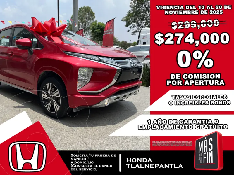 Foto Mitsubishi Xpander 1.5L usado (2022) color Rojo precio $274,000