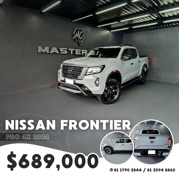 Foto Nissan Frontier Pro 4X 4x4 Aut usado (2024) color Gris precio $689,000