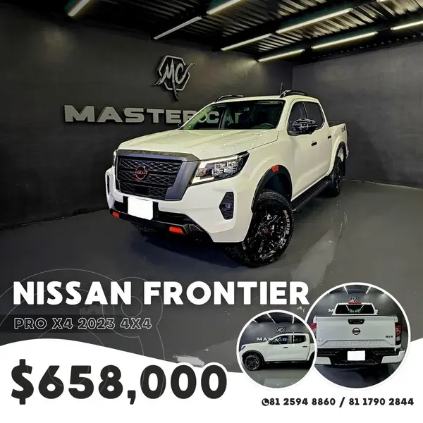 Foto Nissan Frontier  Pro 4X 4x4 Aut usado (2023) color Blanco precio $658,000